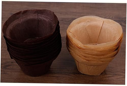 Miniatura 8 de BESTOYARD 150 Pcs Events Cake Decorating Cake Paper Cups The Weddin Cupcake Cups Led Armband Balloon Arch Clips Packing Paper Lotus Cupcake Wrappers