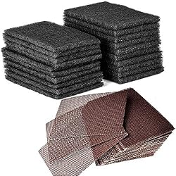 CUSINIUM 20-Pack Griddle Cleaning Pads + 40-Pack Grill Screens - Griddle Cleaning Accessories Bundle