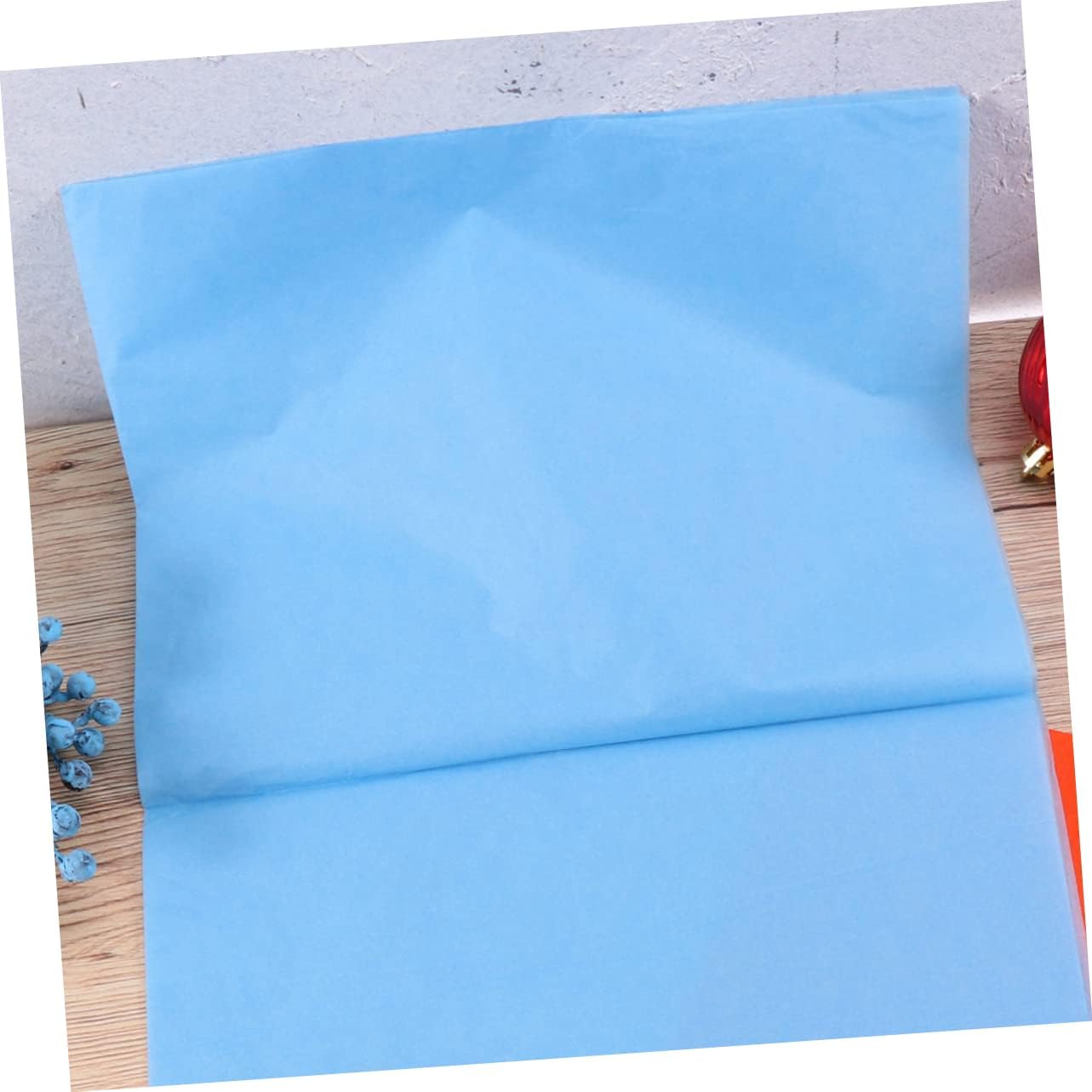 Didiseaon Floral Wrapping Paper Rolls Green Tissue Paper Bulk Pack for Wrapping Crafts