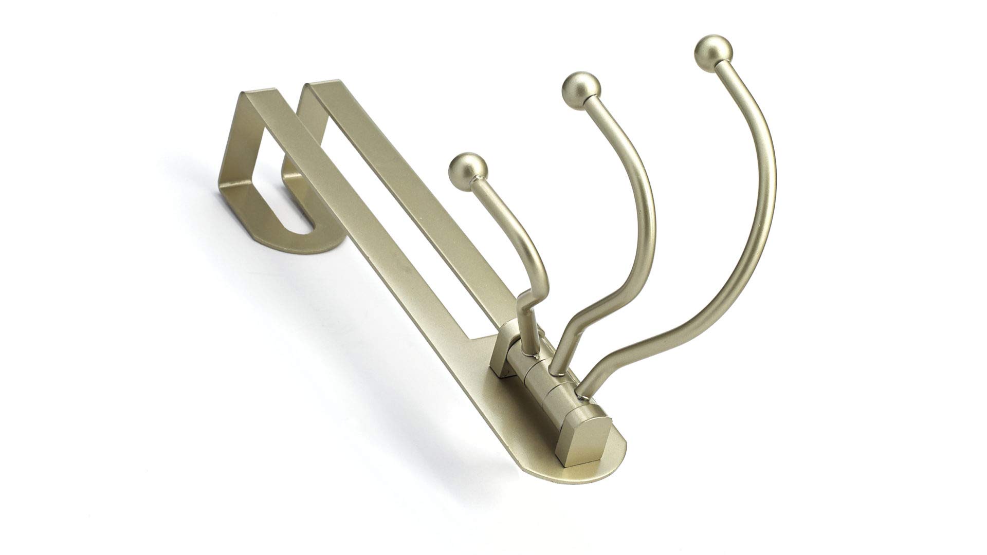 Richelieu Hardware T79921184 Utility Over The Door Metal Hook, 1-9/16 in (40 mm), Matte Nickel