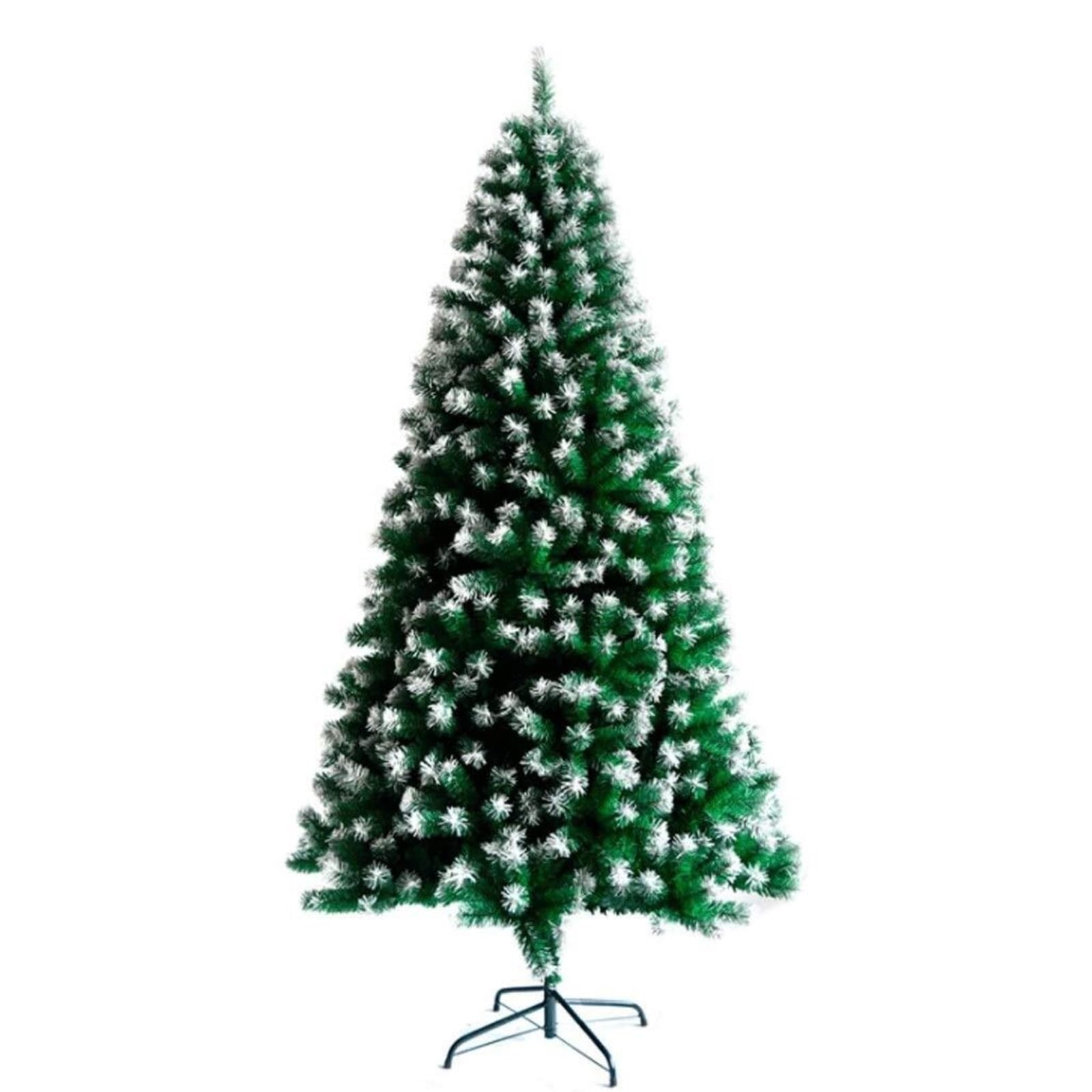6ft Christmas Tree 6FT Artificial Christmas Pine Tree Fake Xmas Spruce Trees Holiday Decoration with Metal Stand for Snow Green