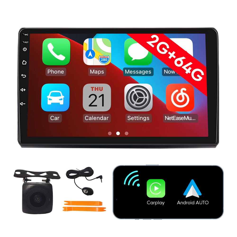 [2G 64G] Android Car Stereo FM Radio Carplay Android Auto 9