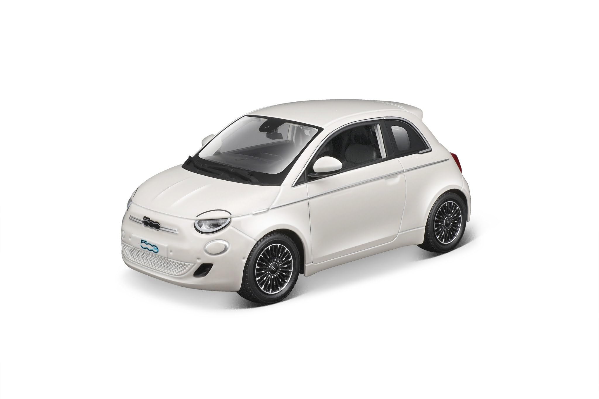 Bburago Fiat 500 E, Realistic Model Car in 1:24 Scale, Diecast Replica with Opening Doors, Official Fiat Licence