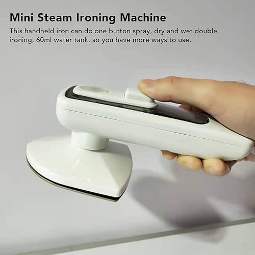 Miniatura 5 de Mini plancha de vapor profesional, vaporizador de mano para ropa, vaporizador de viaje para ropa, mini plancha de vapor de mano, soporte de vapor en