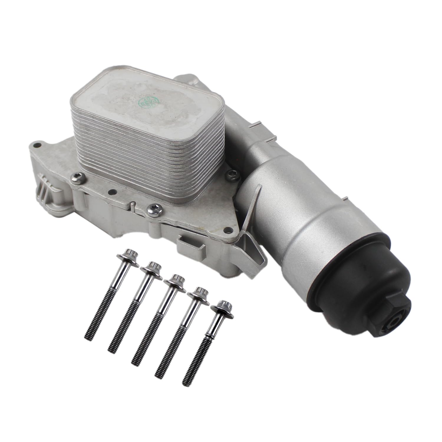 DEEGOOLY 11428585235 Aluminum Engine Oil Cooler Filter Housing Assembly Applied for 14-19 Mini Cooper, for 17-19 Countryman Clubman, for i8 X1 X2 1.5 2.0L