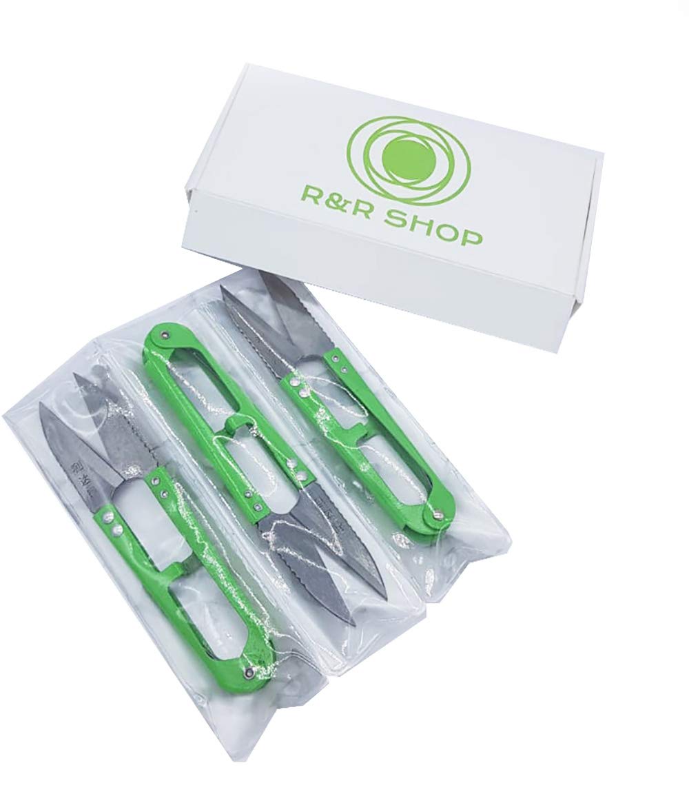 Precision Scissors Kit - Trimming, Pruning for Bonsai, Special Grip Precision, Small Scissors - Set of 3