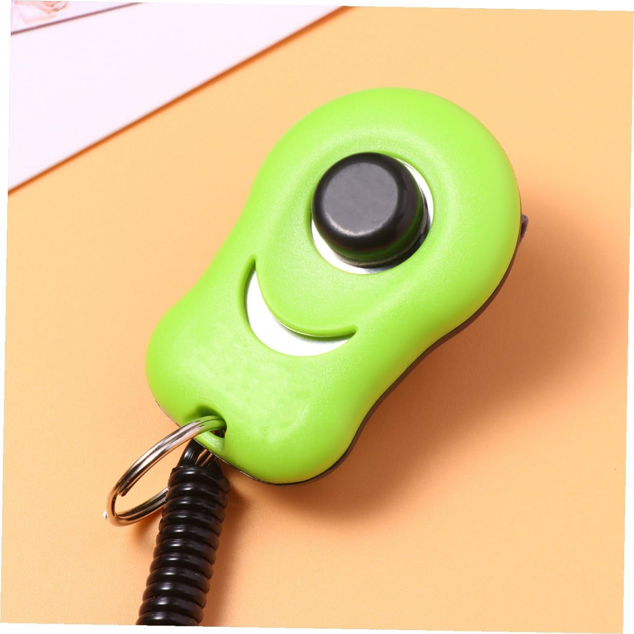 1pc Button Clicker Training Tool for Pets for Dogs Cats and More Agility Obedience and Behavior Clicker for Pet Training Sessions