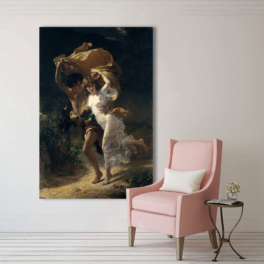 Toile décorative La Tempête par Pierre Auguste Cot finition premium - 7