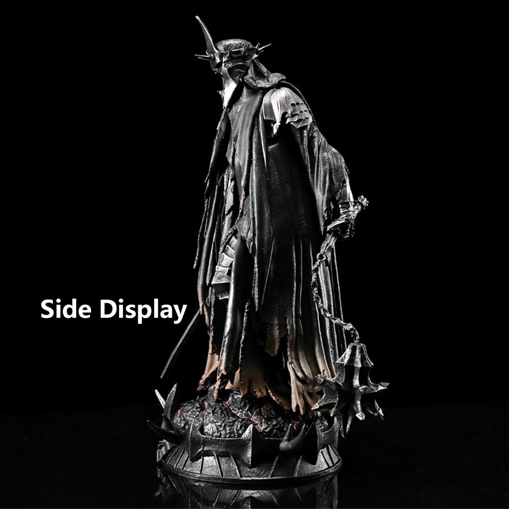 Statuetta del Signore degli Anelli Angmar 3D Azione Re Stregone Figure di Bambole statiche Film Giocattoli periferici Figurine PVC 10,2 Pollici Regali per i Fan del Film