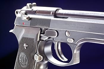 WA Beretta M92FS バトルダメージ　ベレッタ　スタンド付き WA ベレッタ M92FS 男たちの挽歌 NEW バトルダメージ | 万丈 一致