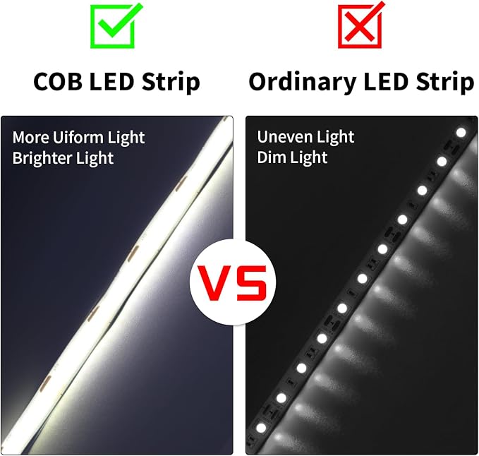 Tira LED COB 2 metros USB Blanco Frío 6000K Dimmable miniatura 6