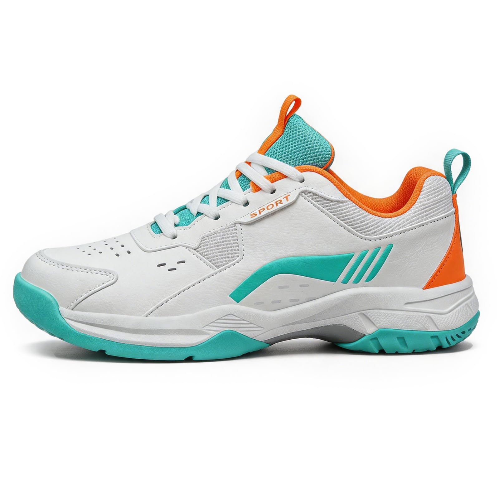 Buty do badmintona, buty halowe, rakieta, sportowe buty sportowe