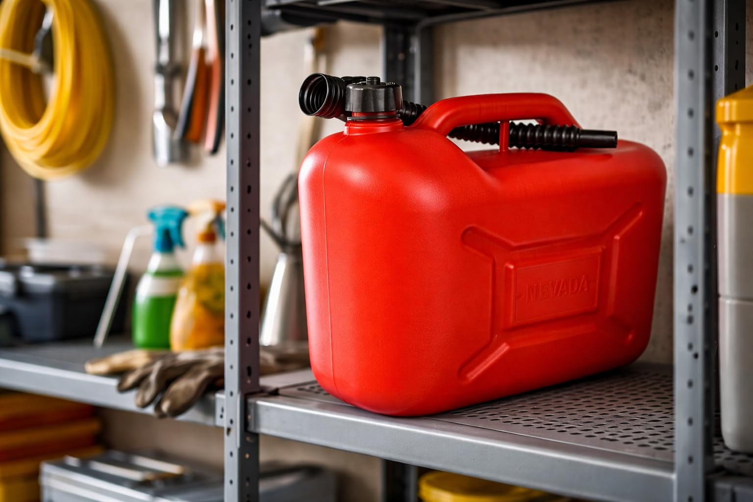 Benzinkanister 2 Stück 20 Liter Rot mit flexiblem Ausgießer Kraftstoffkanister für Benzin und Diesel Kanister Dieselkanister Reservekanister UN-Zulassung