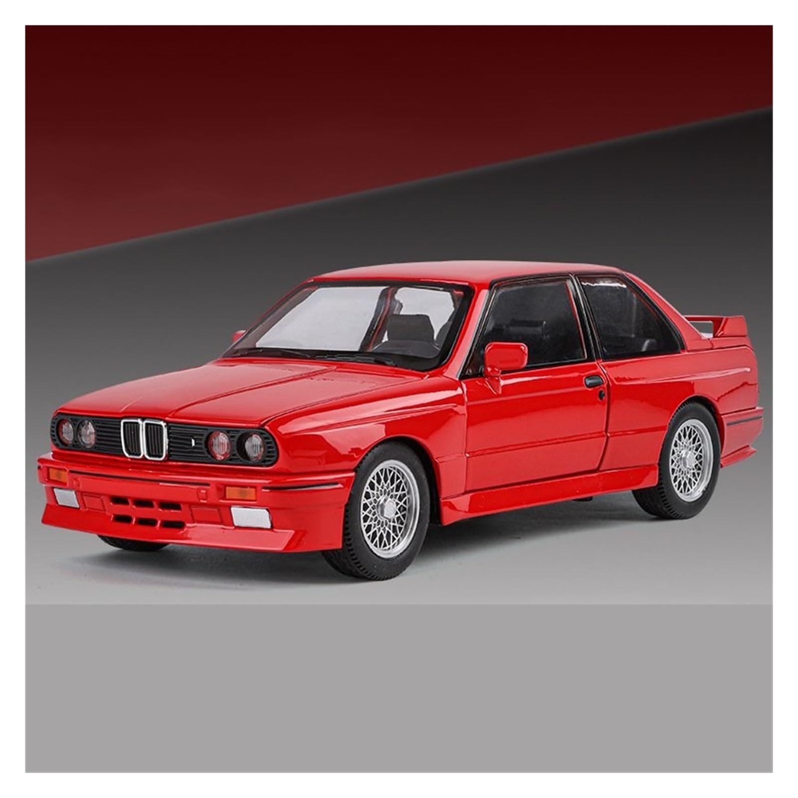 UIFCOG Die Cast Collectible Car Model 1:24 For BWM M3 Alloy Metal Diecast Model Car Collectibles Ornaments(Red)