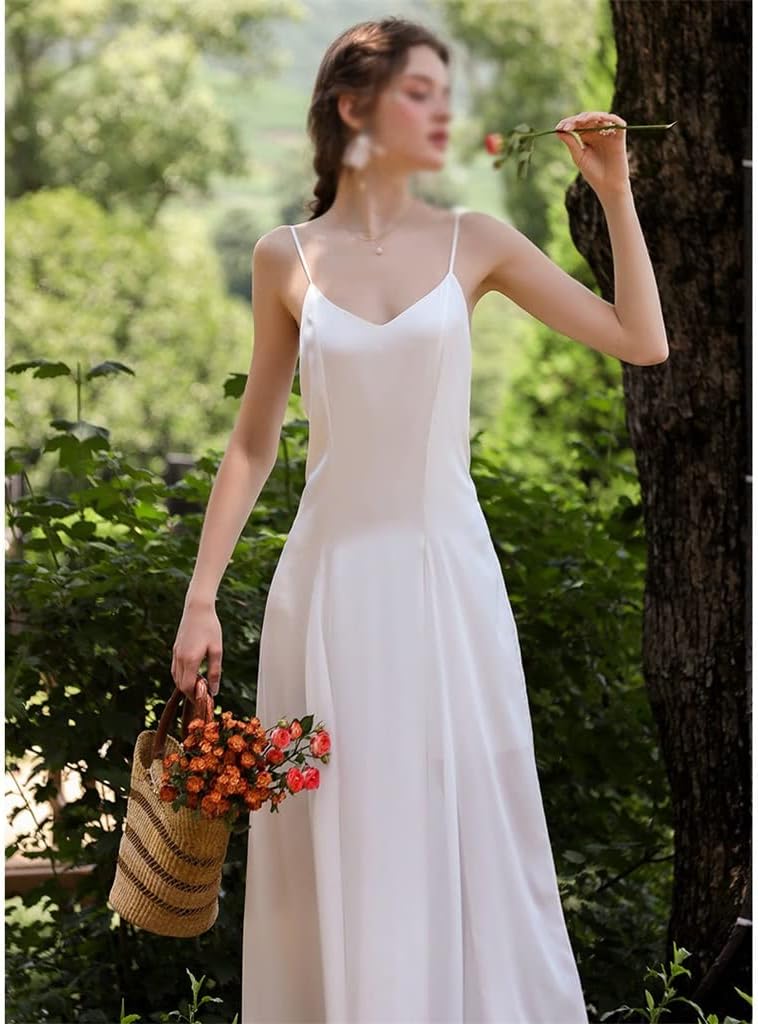 Morning gown bride thin ice silk pures lust suspender gown wedding pajamas