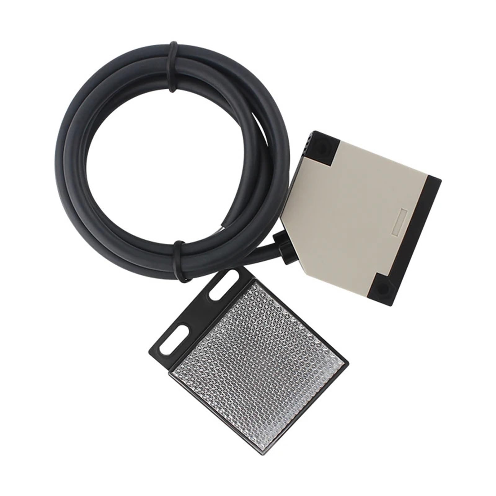 Infrarotstrahl-fotoelektrischer Sensorschalter 5 Drähte NPN NO E3JK-R4M1 Spiegelreflexions-Näherungsschalter 1 Stück