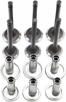 3GM30 Valves Kit Fits for 1998 Yanmar 3GM30FC Engine Valve Guides & Intake Valves & Exhaust Valves & Valves Seats