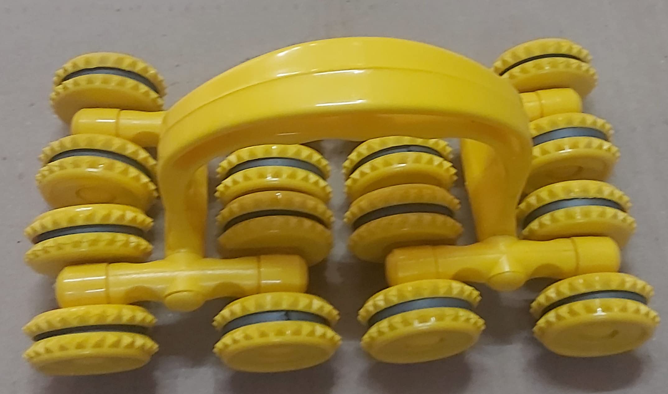 Acupro Health Care System Acs Body Care Magnetic Massager 16 Wheel Pyramid Points IInd Yellow-image-11