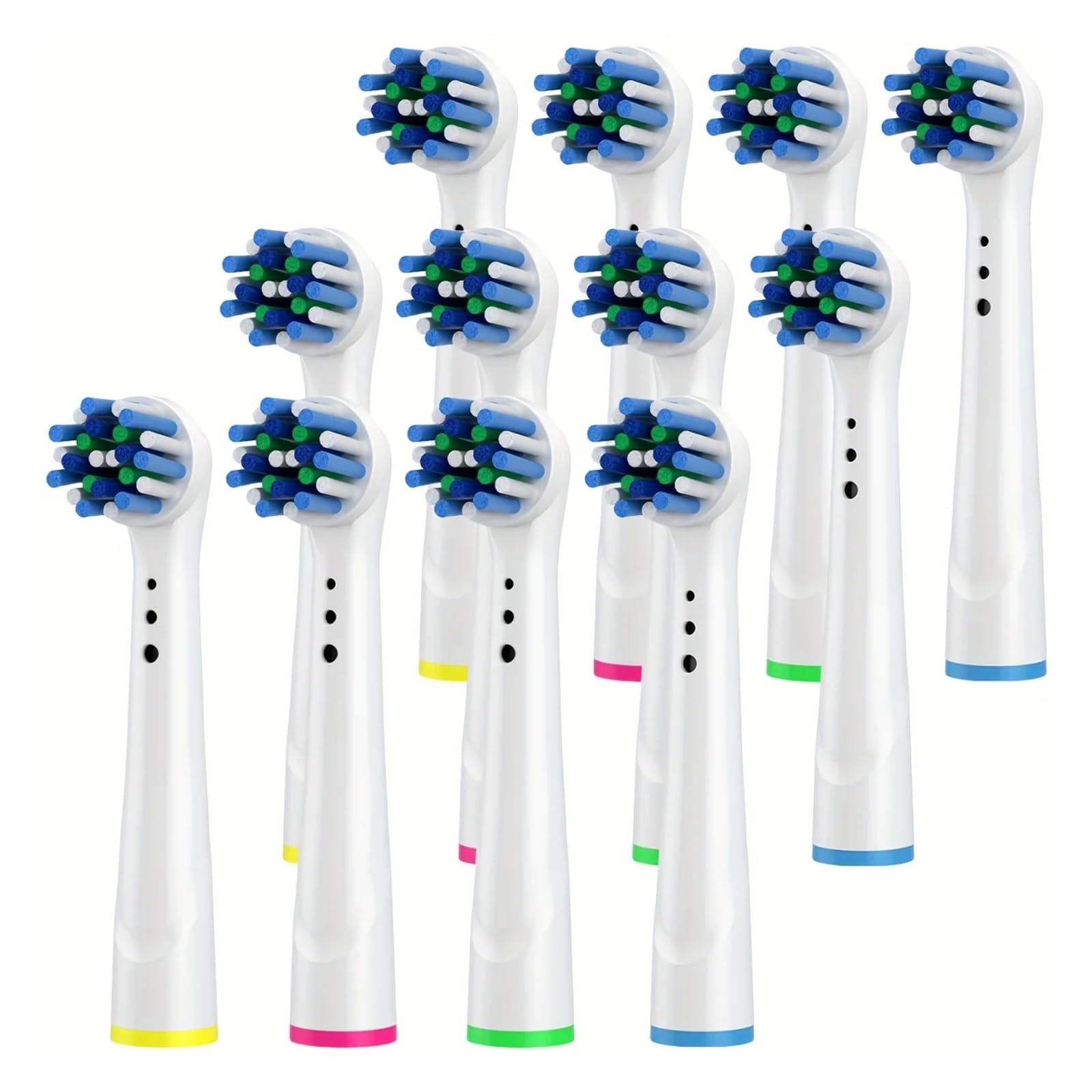 4/12/16Pcs Replacement Toothbrush Heads ，Compatible for Oral-B ，Professional Electric Toothbrush Heads Brush Heads(Multi Angle 12pcs)