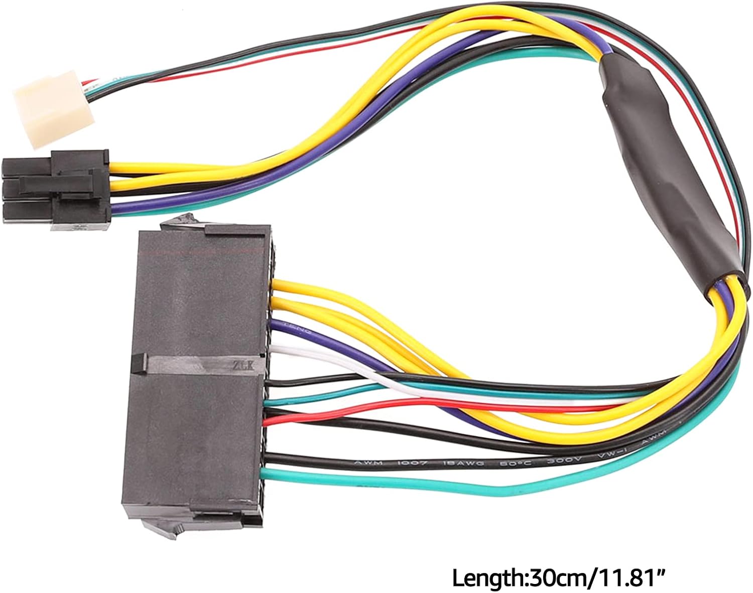 24pin to 6pin Line Main Power Supply Cable for Z230 Z220 Notebook Power Cord 11.8inches 18AWG