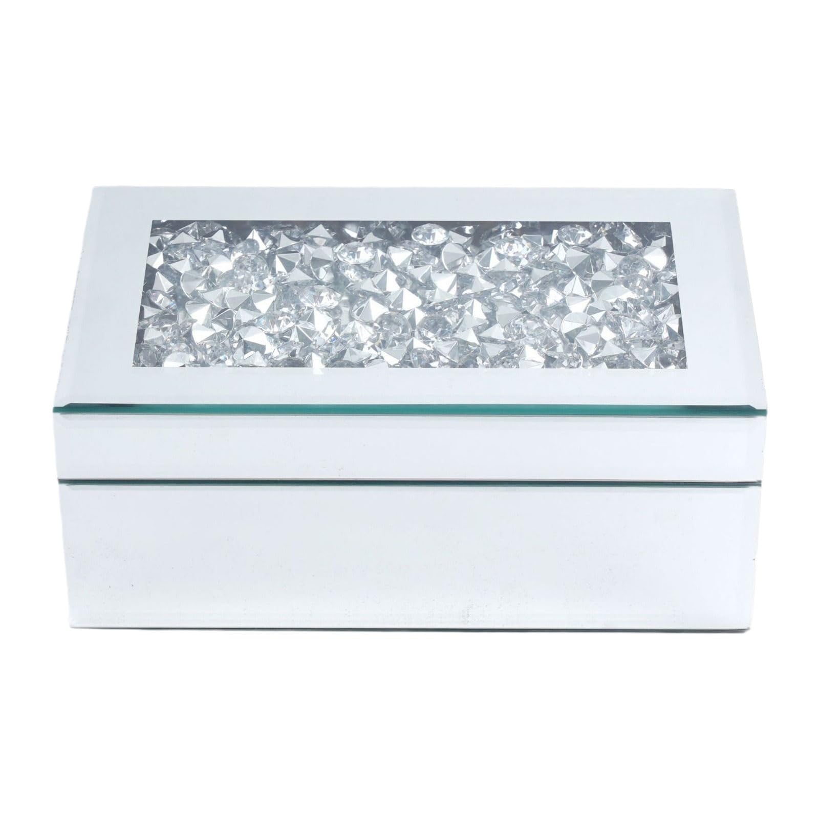 Linvimia Stylish Packaging Box Travel Necklace Storage Box Elegant Jewelry Packaging Elegant Jewelry Case for Rings Glass