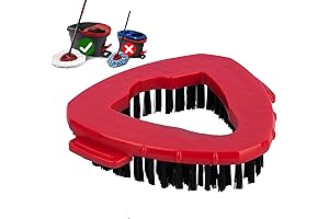 Spin Mop Replacement Head Scrub Mop Brush - for Cleaning Kitchen Floors, Bathrooms, and Tiles