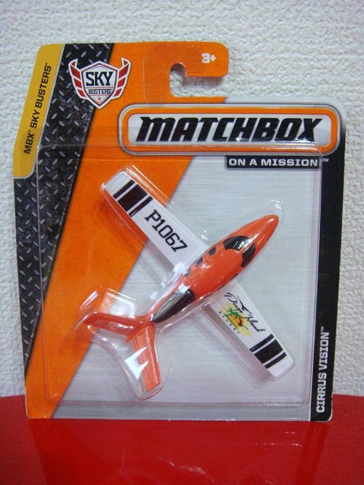 Amazon | MATCHBOX シーラスビジョンSF50 朱色白飛行機ダイ