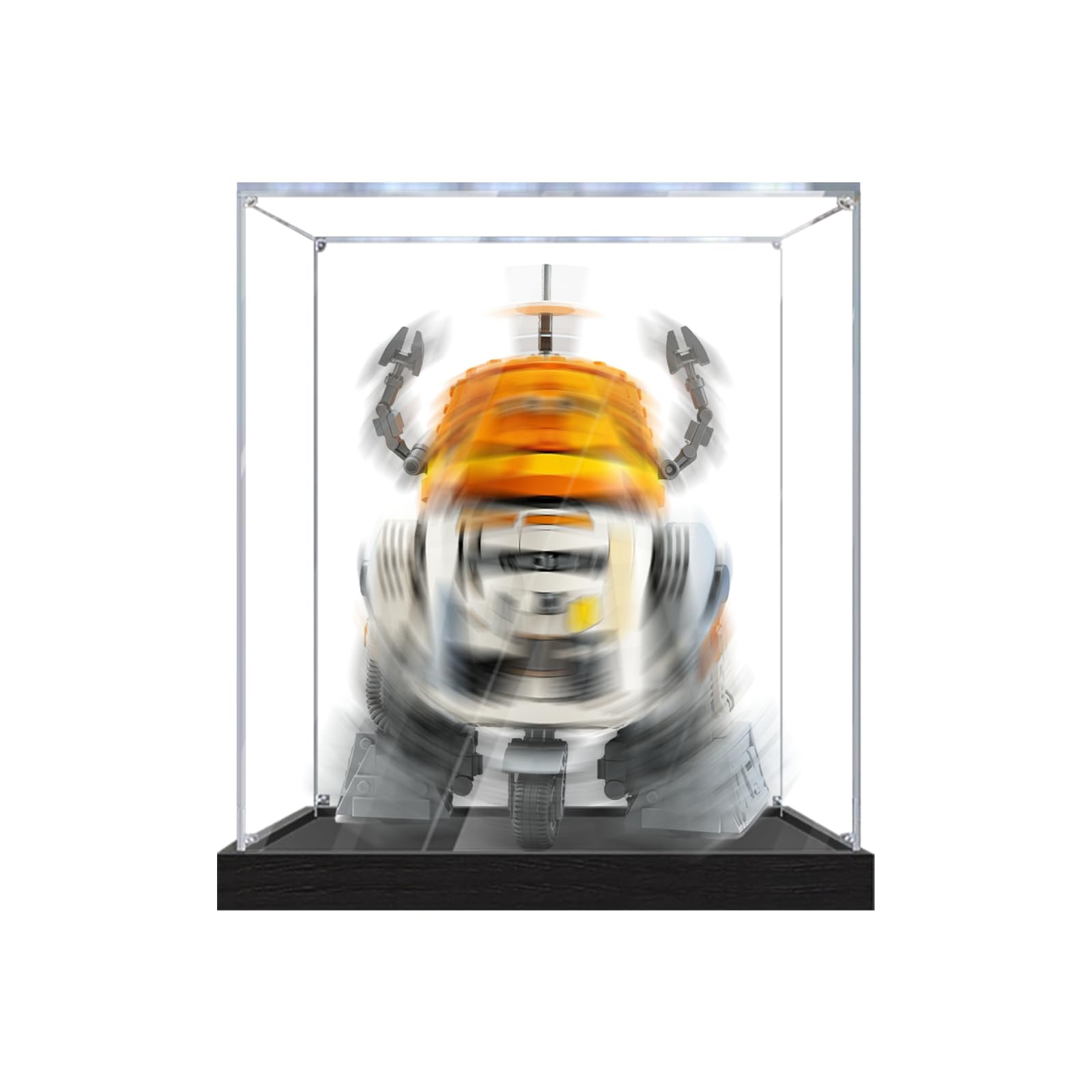 Expositor de metacrilato para LEGO 75416 Chopper ideal para estanterías de salón