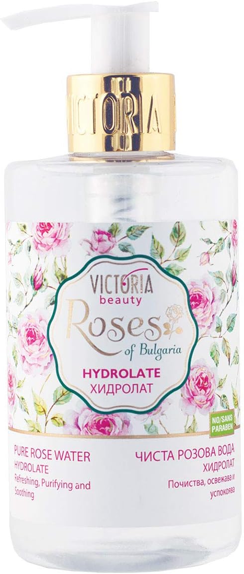 Pure Bulgarian Rose Water 3 in 1 – Face Toner, Makeup Remover, Fine Moisturiser, 250 ml