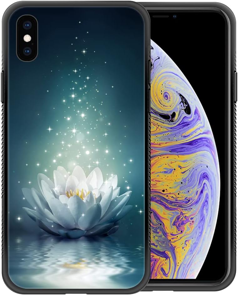 ZHEGAILIAN Case Compatible with iPhone XS MAX,White Lotus