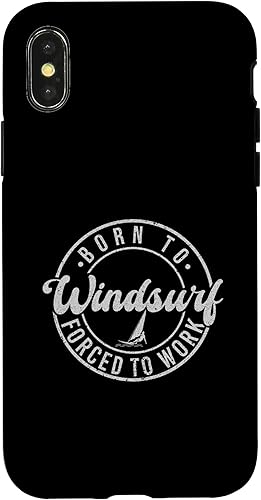 Miniatura 7 de iPhone 12 mini Born To Windsurf Forced To Work Surfing Case
