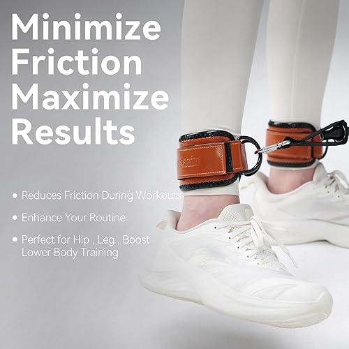 Miniatura 4 de Correa de tobillo para máquina de cable, bandas de resistencia de tobillo, correas de respaldo de cable para gimnasio, entrenamientos de glúteos,