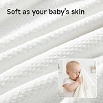 REDKISS Ultra Doucement 6 Ensemble de serviettes de bain, Serviettes blanches de luxe pour salle de bains, très absorbante, sécheuse rapide, collection de serviettes légères, comprend 2 Draps de bain, 2 Serviettes à main, 2 Vaisselle