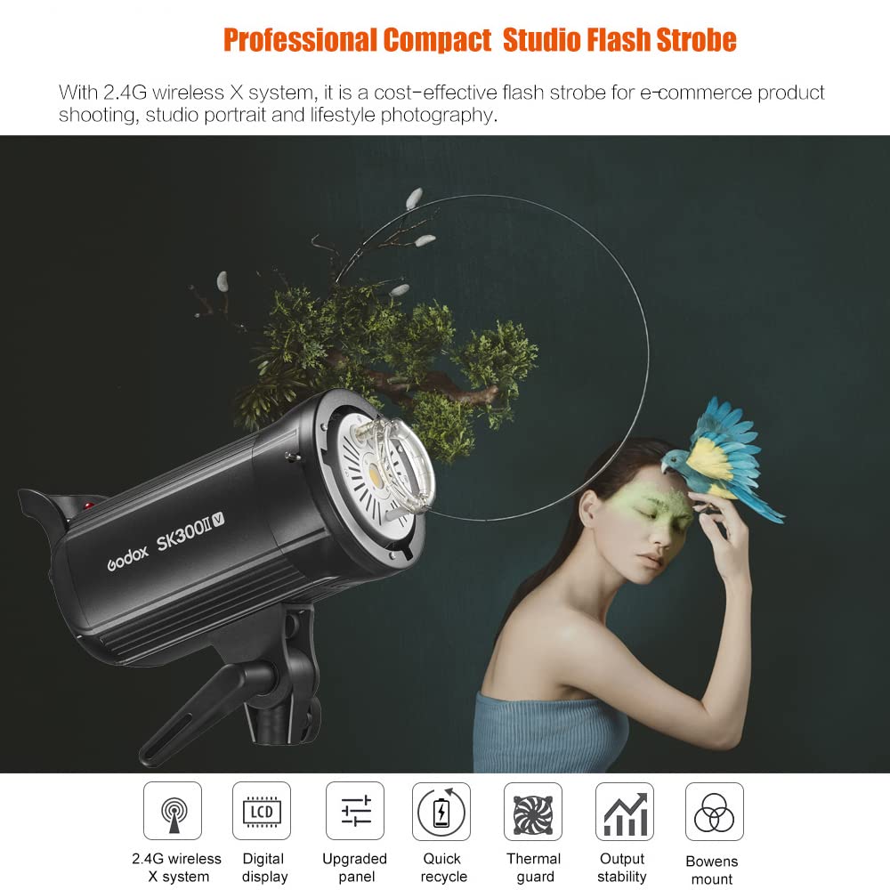 Amazon | Godox SK300II-V 300Ws モノブロックストロボ スタジオ 