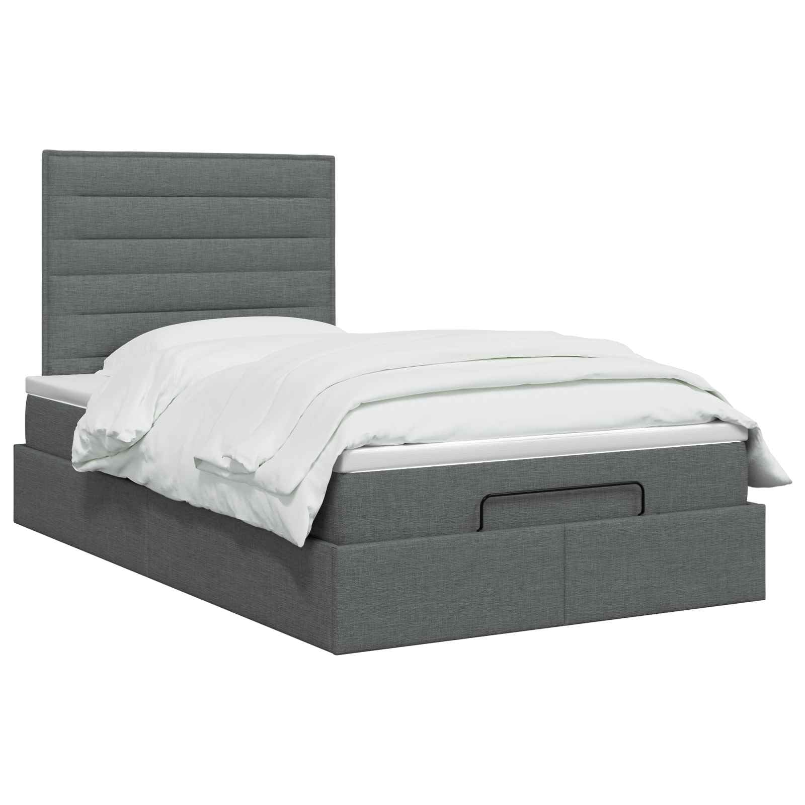 Set di mobili da giardino modulari in polyrattan, 12 pezzi, nero