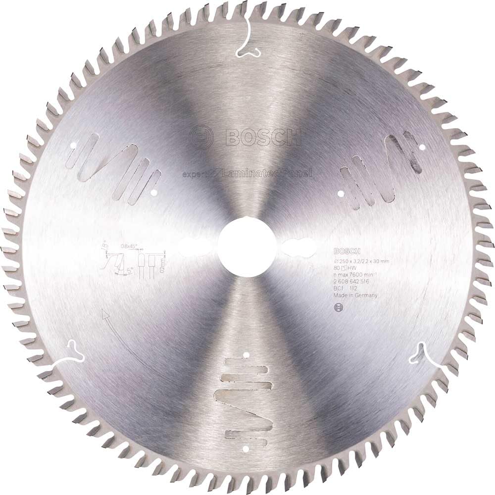Bosch Silver 2608642516 Circular Saw Blade Expert For Laminated Panel