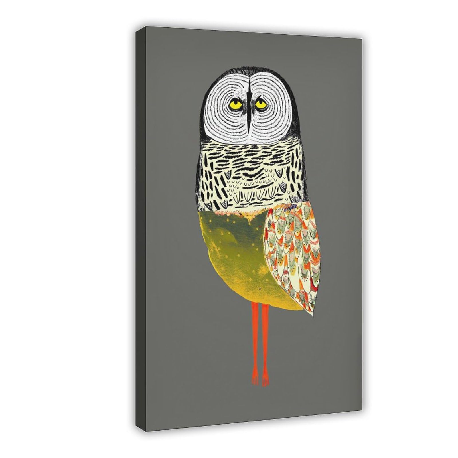 Poster hibou grand format 60x90cm idéal pour bureau et salon - 8