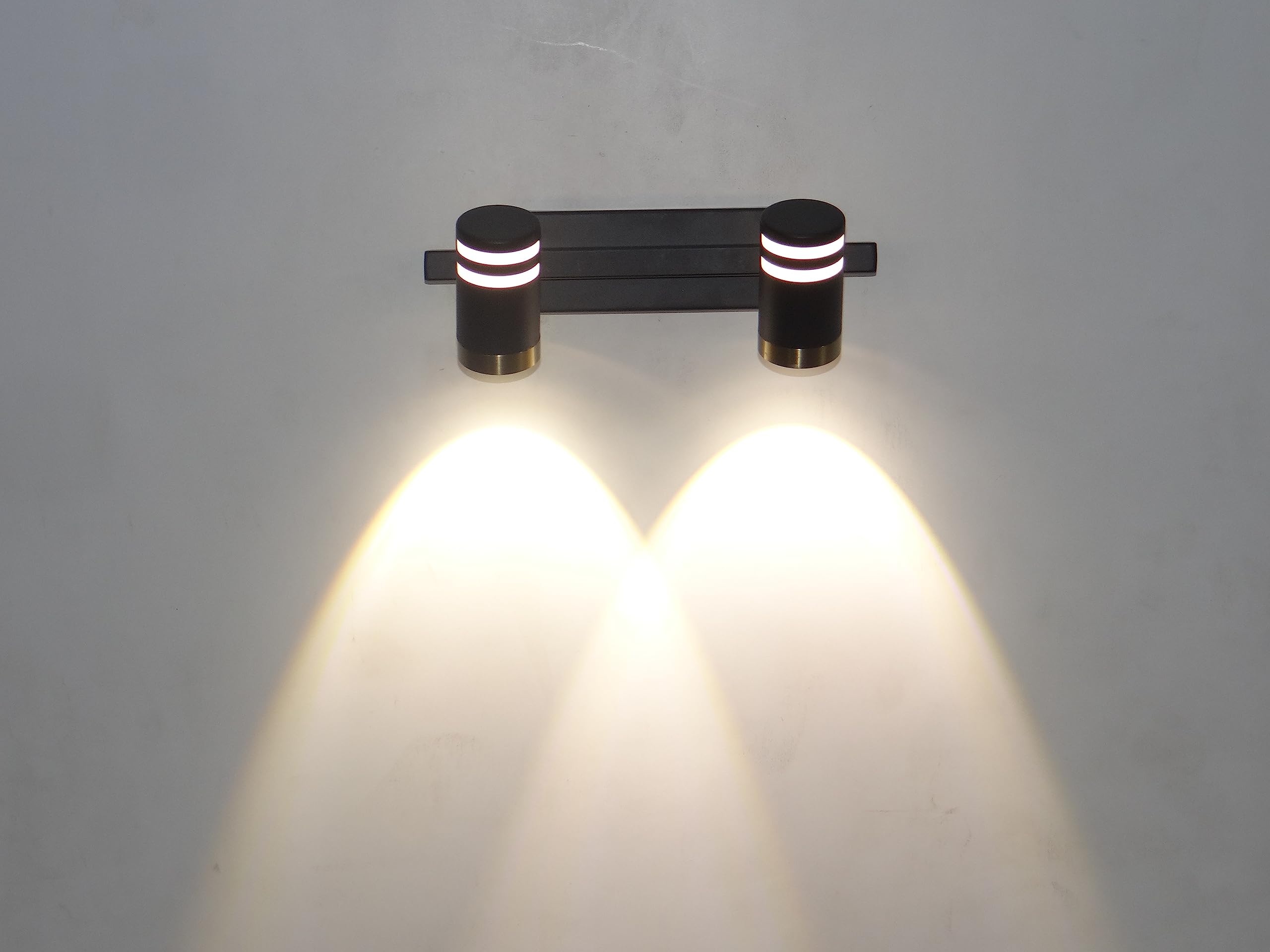 Sponsored Ad - FILLISKA® 3 in 1 Double Wall spot/Picture/Display/Mirror Light with Adjustable Head and Colour Changing Function (MattBlack-197)