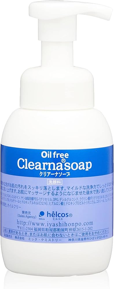 Amazon | ヒルコス クリアーナソープ(洗顔ソープ) 300ml 1本 | helcos