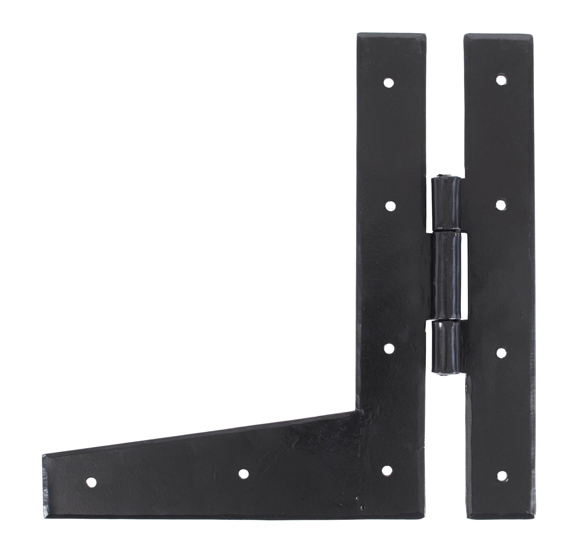 From The Anvil Black 9 Inch Hl Hinge (Pair) from B&Q