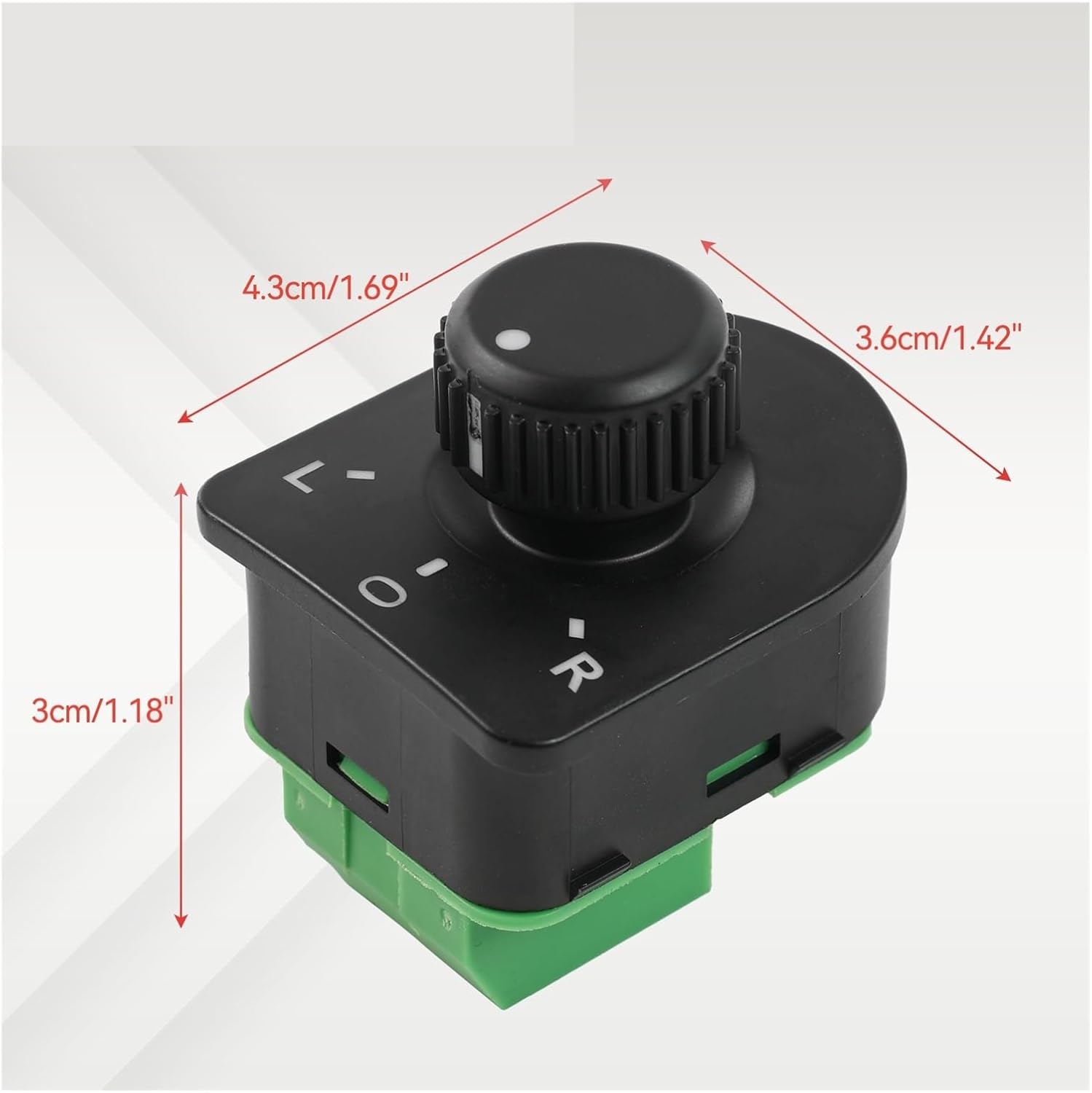 Car Mirror Switch Mirror Control Switch Adjust Knob 1J1959565A Fit for VW Beetle Fit for Golf 4 Fit for Jetta Fit for Bora Mk4