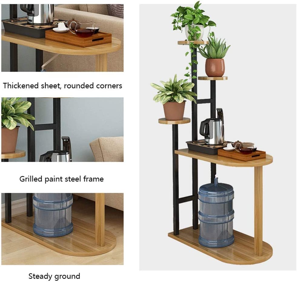Support de plante en bois de fer blanc pour pot et balcon - 4