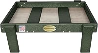 Vista 16 de DutchCrafters Amish Comedero para pájaros de plataforma hecho en Estados Unidos, comedero para pájaros de tierra de pie para exteriores, con bandeja