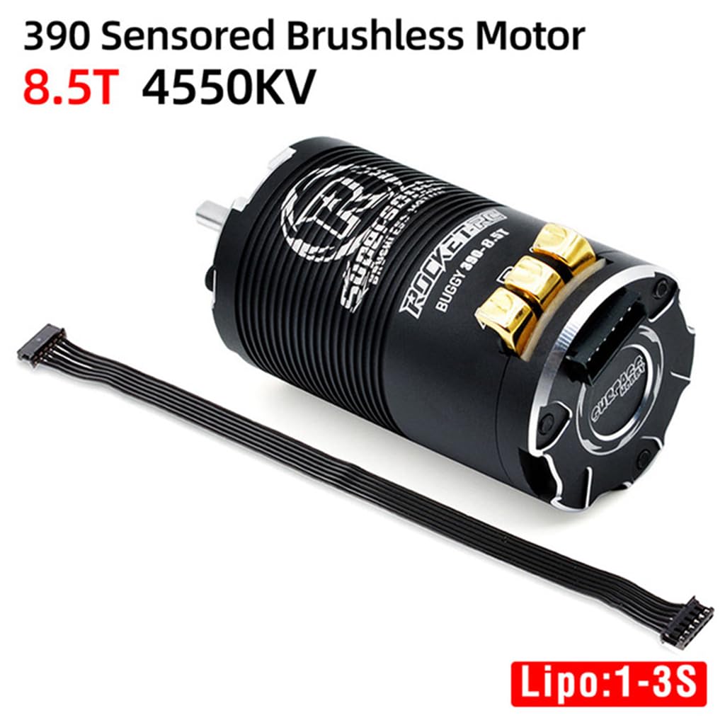 1-3S Supersonic 390 8.5T/4550KV Sensored Brushless Motor Shaft ø3.175mm dla 1/12 1/14 RC Racing Car Truck Buggy Off-Road Crawler RC Car