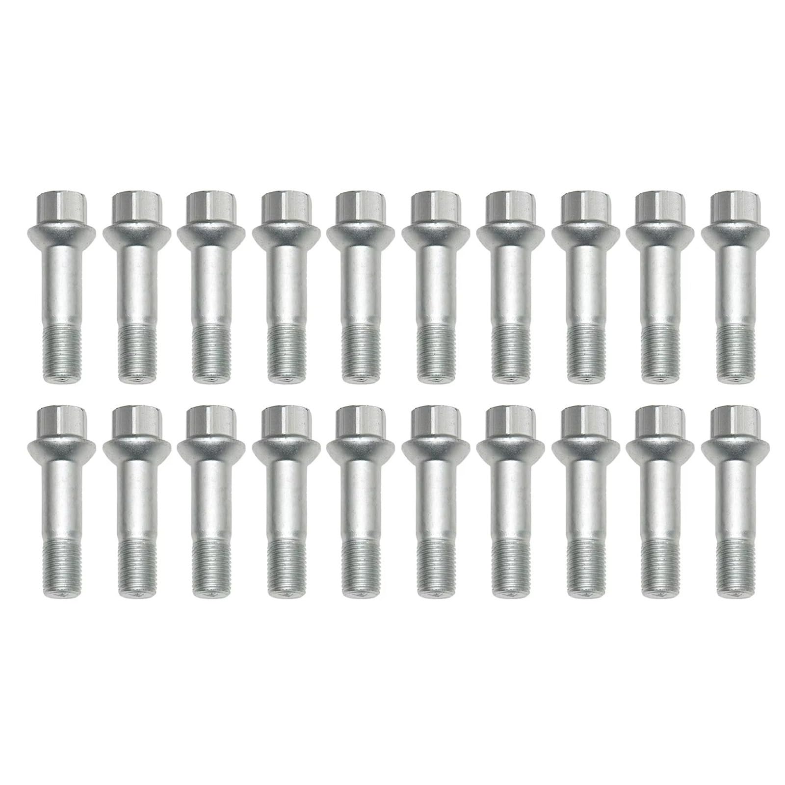 Bulloni ruota auto Compatibile Con Benz Per G Class Per Cabrio W463 1989 Set Di 20 Dadi Per Cerchi In Lega Con Rondella Conica OEM: 0009905307