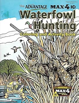 Paperback Advantage Max-4D Waterfowl Hunting Coloring and Activity Book
