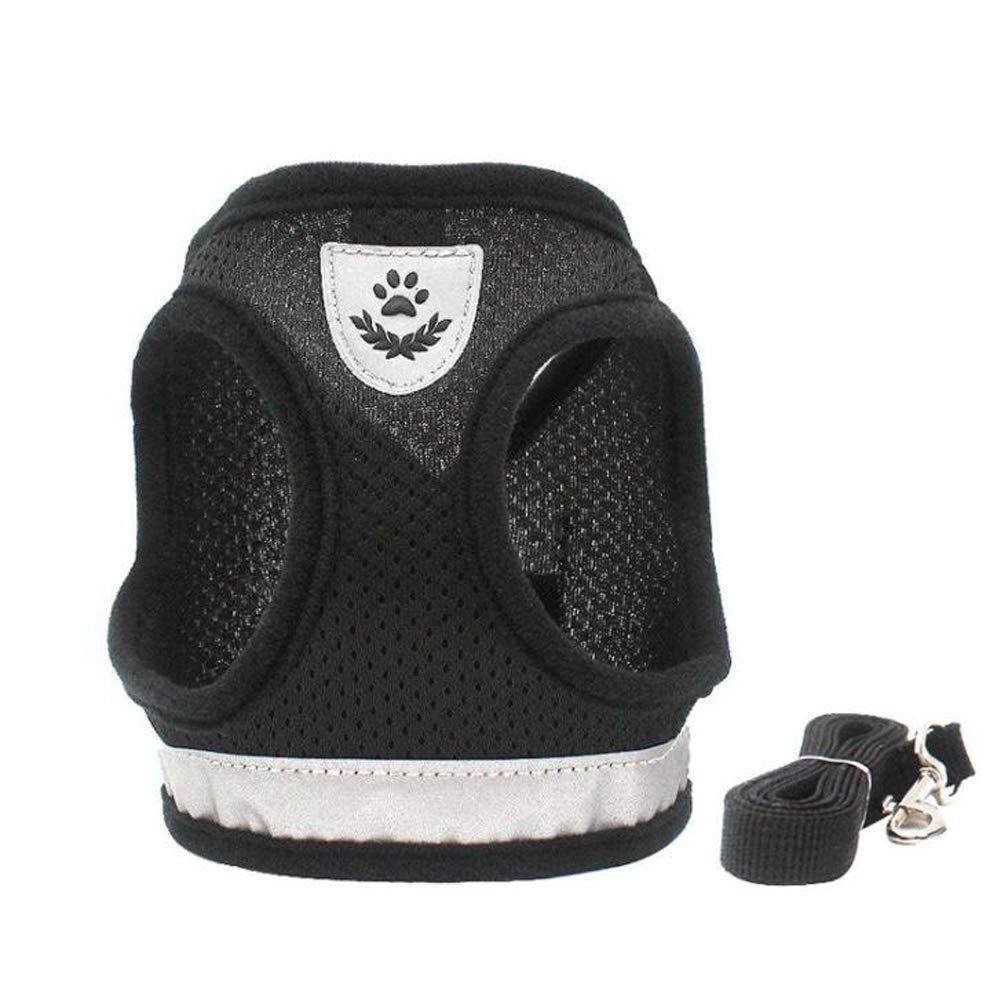 Harnais Pour Chat Avec Laisse – Anti-évasion, Réglable Et Réfléchissant – Taille M, Gris - 5