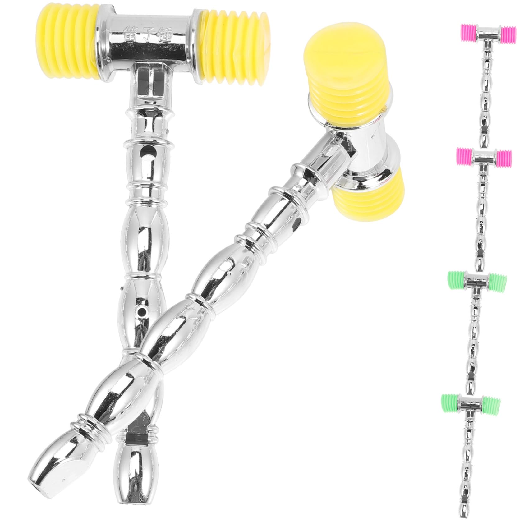 VANZACK 6pcs Sound Hammer for Lightweight Party Props for Celebrations Fun Pounding for Birthdays Christmas and Holidays and Engaging Cheering Hammers Random Color