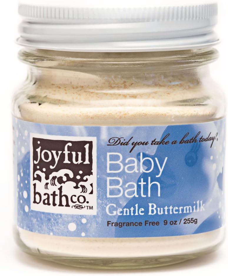 Joyful Bath Co Baby Bath Gentle Buttermilk, 9 Ounce