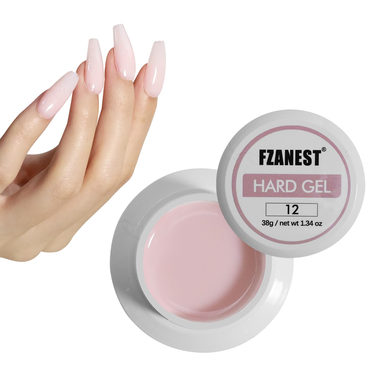 FZANEST Hema-Free Hard Builder Gel - Nail Strengthening